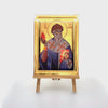 Saint Spiridon Byzantine Orthodox Wood Icon with Gilding Effect