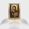 Jesus Christ Sinai Christian Greek Orthodox Icon with Gold Leaf