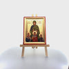 Saint Sophia & her three daughters Greek Orthodox Wood Icon with Gold Leaf